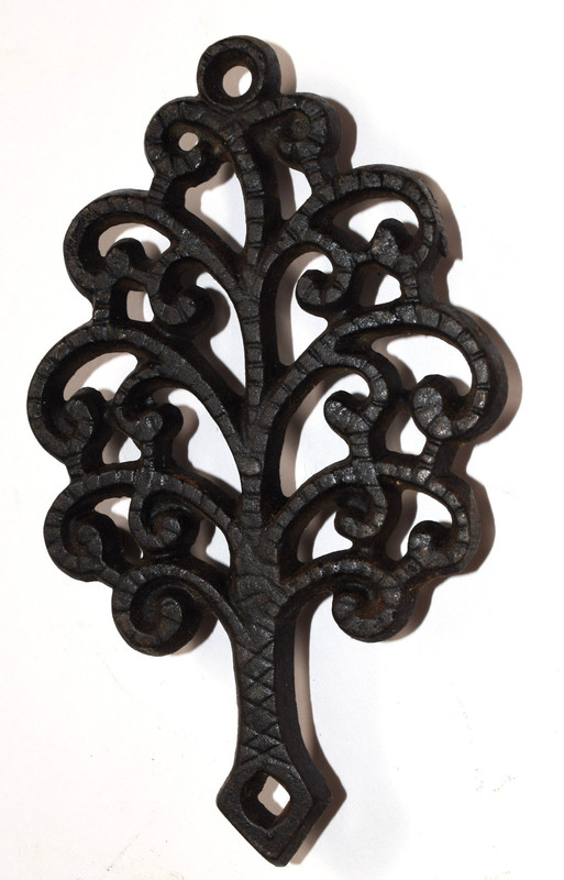 Cast Iron TRIVET Tree shape