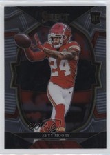 2022 Panini Select Concourse Skyy Moore #21 uk2