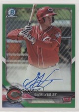 2018 Bowman Chrome Prospect Green Refractor /99 Gavin LaValley #CPA-GL Auto pr9
