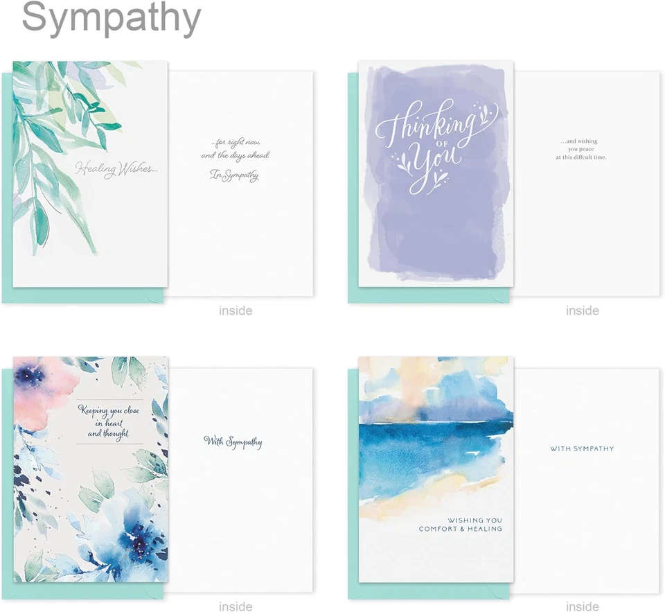 American Greetings Deluxe Boxed Sympathy Card Assortment (15-Cards) - Image 4 of 4