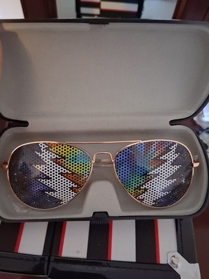 Grateful Dead Lightening Bolt Aviator Sunglasses. New. No Tags. Never Worn.