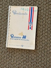 Beechcraft Bonanza Model 36  Owners Manual  I...