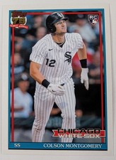 2026 Topps Series 1 - Colson Montgomery RC #T91-4 - 1991 Topps Baseball