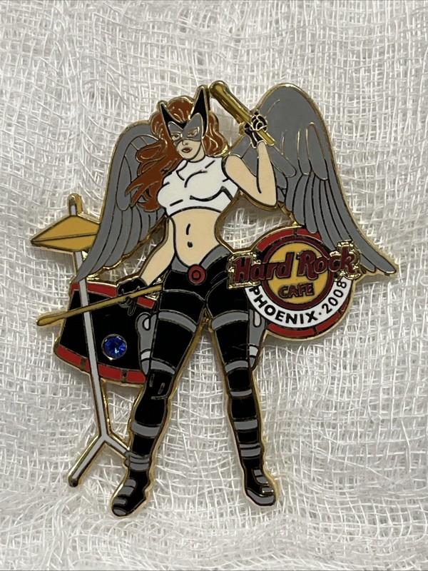 Hard Rock Cafe Phoenix Birthstone Red-haired Fairy Drummer Sep 2008 Sapphire