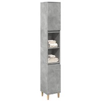 Badschrank Hochschrank Badezimmerschrank Schrank BadmöBel Holzwerkstoff Vidaxl