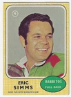 1970 Scanlens Rugby League (4) Eric SIMMS Rabbitos