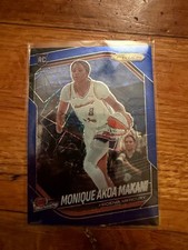2025 Panini Prizm WNBA Monique Akoa Makani #98 Blue Velocity Mercury Rookie Card