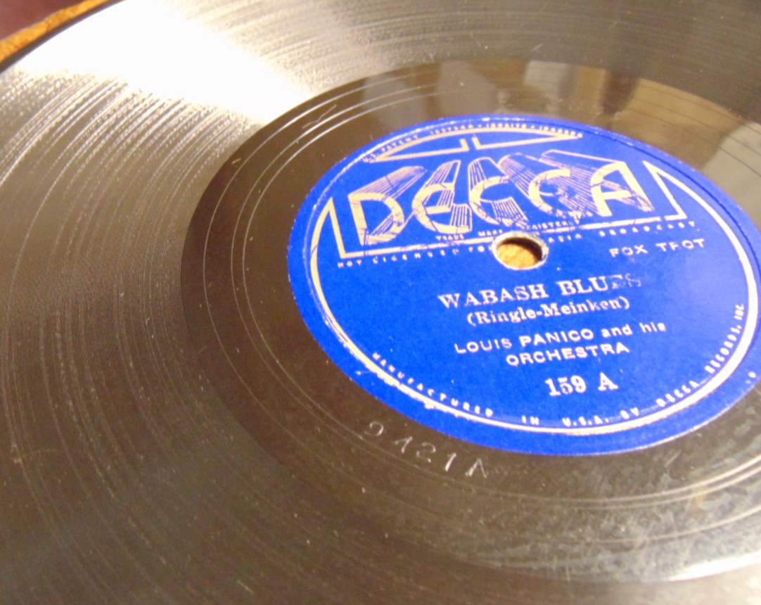 Louis Panico - Wabash Blues / Someday, Sweetheart (1935) Decca 159