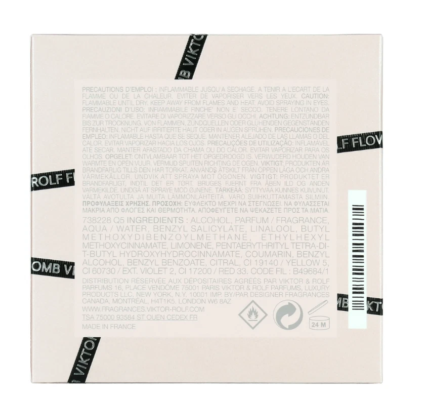 Flowerbomb от Viktor & Rolf 3,4 унции 100 мл парфюмированная вода совершенно новый запечатанный в коробке - Изображение 4 из 4