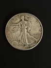 1944 Liberty Walking Half Dollar Silver Coin Circulated 50C