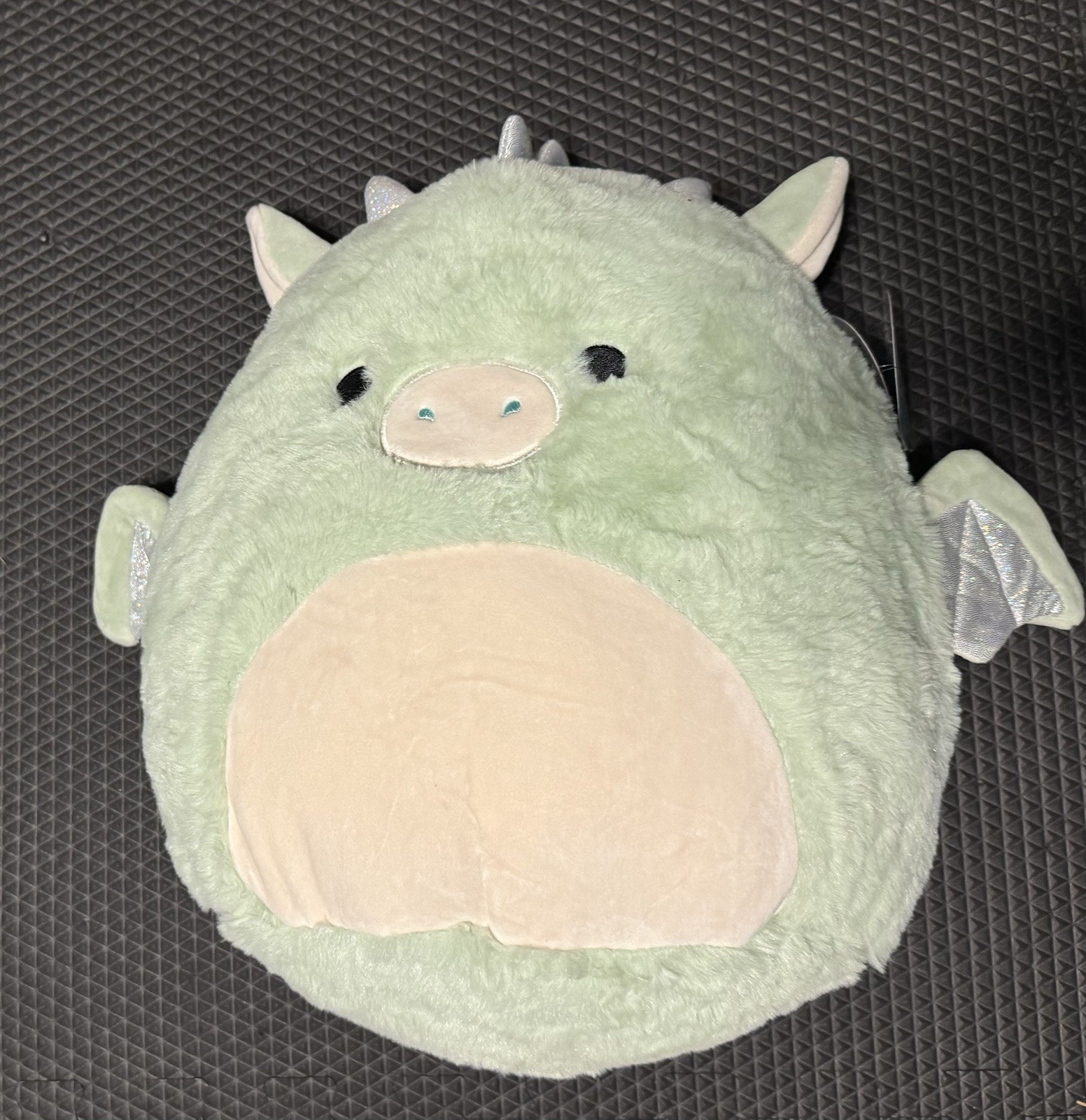 Squishmallows FuzzAMallow Official 12 inch Drew the Green Dragon NWT