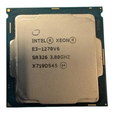 Intel Xeon E3-1270V6 3.8GHz Quad Core LGA 1151 Processor CPU SR326