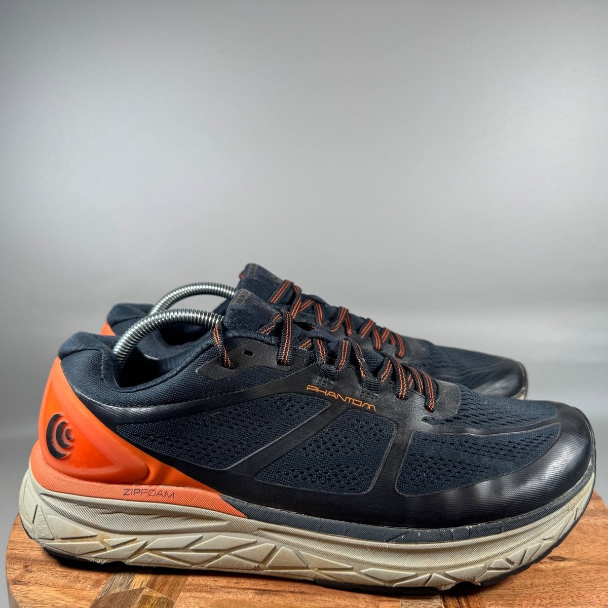 Topo Athletic Phantom Running Shoes Men’s US 11.5 EU 46 Black Orange ZipFoam Lig Topo Athletic Phantom Mens Running Shoes Black Orange  main image 3