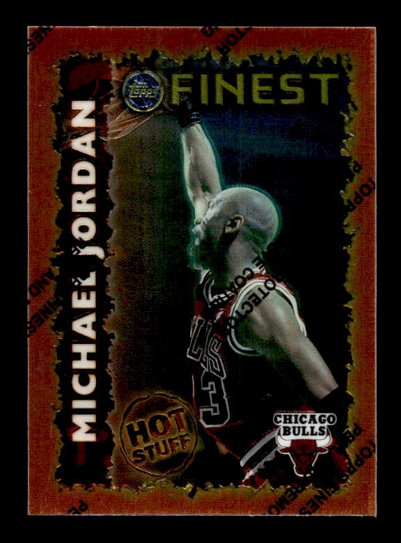 1995-96 Finest #HS1 Michael Jordan Hot Stuff