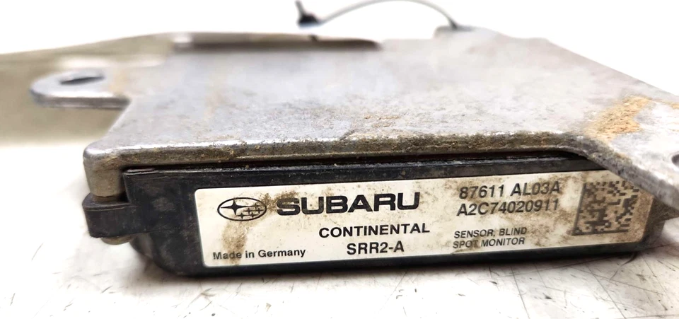 Monitor de radar de punto ciego trasero Subaru Legacy Outback 2015 diestro derecho OEM 87611AL03A Foto 4 de 4