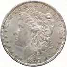 1879-S Morgan Silver Dollar AU Near Uncirculated 90% Silver US $1 Coin