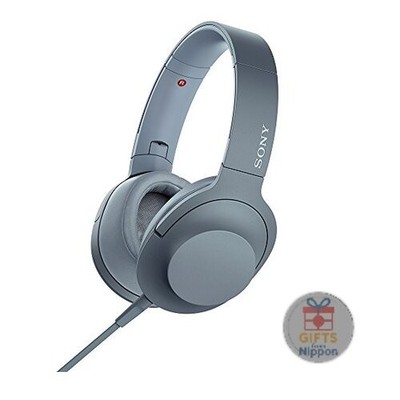 Sony h.ear on 2 MDR-H600A Headphones Moonlit Blue Hi-Res Audio Foldable Mic