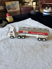 Buddy L Road Service EXXON Tanker Semi-Truck 1970 s Marked C