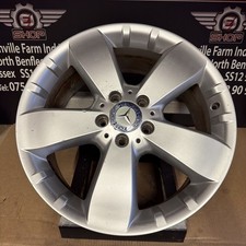 1 X GENUINE MERCEDES M CLASS ML W164 18” ALLOY WHEEL A1044011202 8J ET60 SILVER