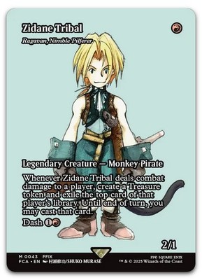 Zidane Tribal - Ragavan, Nimble Pilferer (Showcase) #43 NM Final Fantasy