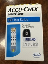 Accu Chek Smartview Blood Test Strips 50ct