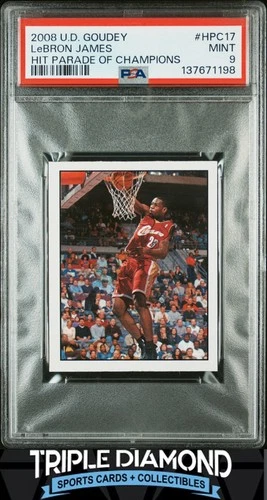 2008 Upper Deck Goudey LeBron James Hit Parade Of Champions PSA 9 BNB67