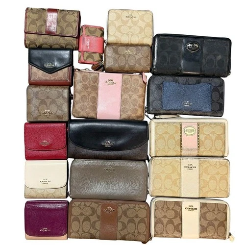 Coach wallet key pouch used lot of 18 items