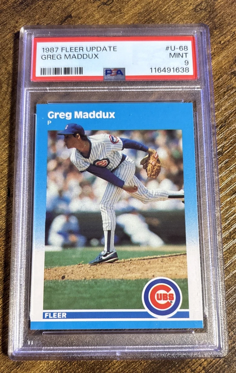 スポーツ選手 87 fleer update greg maddux rc!.! 1987 Fleer Update - Greg Maddux #U-68 for sale | eBay