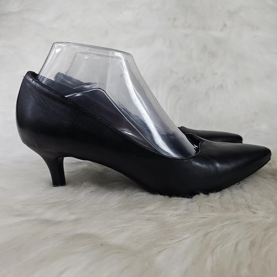 Женские туфли-лодочки A2 by Aerosoles на черном каблуке с заостренным носком размер США 7,5 - Изображение 3 из 4