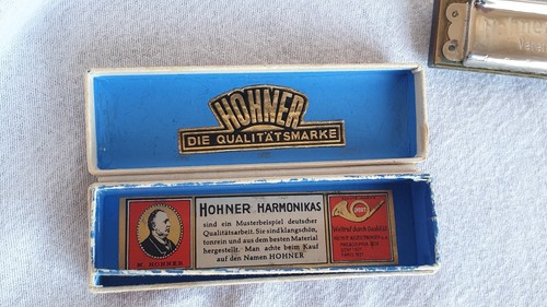 M.Hohner Mundharmonika Vereins-Harmonika Hohner Orchester I - in original Etui - Bild 4 von 11