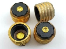 Lot of 4 Bussmann SA-1 Vintage Rejection Fuse Base Adapters 0 to 1 Amp