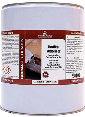 BORMA WACHS PROFI Abbeizer Entlacker Lackentferner Abbeizmittel Möbel Holz 4 L Gel