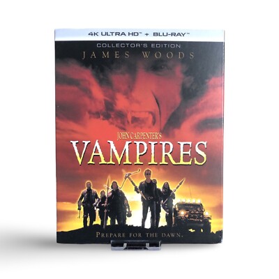 Shout! Factory JOHN CARPENTER'S VAMPIRES 4K UHD + Blu-ray Slipcover Sealed