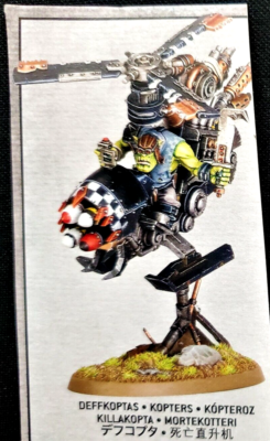 Warhammer 40K Orks Deffkoptas B from Ork Combat Patrol Rokkit Deff