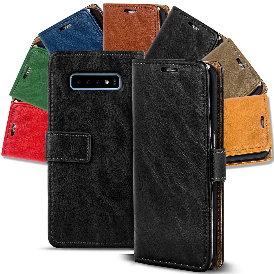 COOLGADGET Schutzhülle Für Samsung Galaxy S10 S10e Plus Handy Hülle Klapp Tasche Flip Case