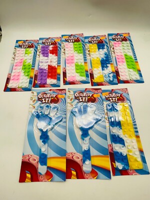 8x Octoplop IT! Fidget Toy 6x Streifen 2x Hand Twist it Stick it Plop Neu & OVP