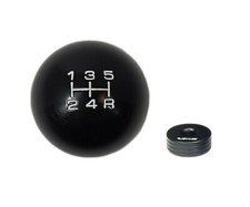 Mazda 3 323 Mx3 Mx6 Round Shift Knob 5 Speed Jdm Black