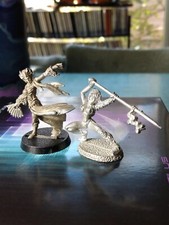 Rare Vintage D D Dungeons  Dragons Metal Miniature female adventure lot ladies