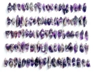 100pcs Purple Amethyst Points & Pieces Rough Quartz Crystal Jewelry Gemstone DIY