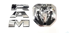 For 2019-2023 R-A-M 1500 Grill & Tailgate Front Rear Emblem Badge 68298470AA
