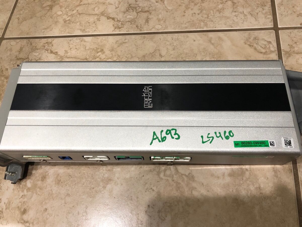 LEXUS LS460 MARK LEVINSON AMP AMPLIFIER LS600h 86280-0W480 LEXUS LS460 MARK LEVINSON AMP AMPLIFIER LS600h 86280-0W480