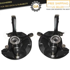 For 08-12 Honda Accord Acura 2PCS Front Steering Knuckle & Wheel Hub Bearing NEW