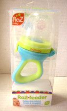 Raz Baby Raz Feeder For Safe Self Feeding  Teething Relief, Brand New