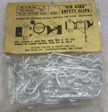 (25 pcs) Dixon Air King Coupling Safety Clip AC-1 Fits All Air King Heads #T1121