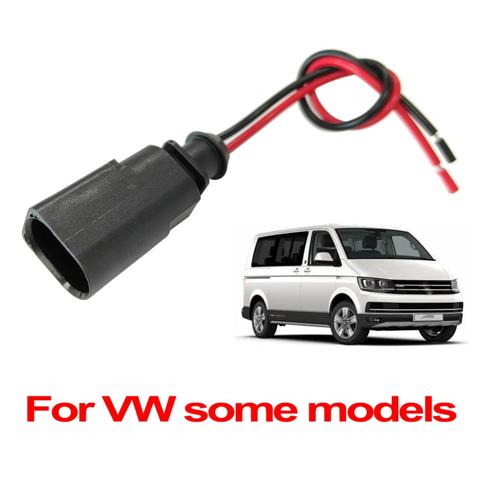For VW Sharan Tiguan Touareg Touran T5 T6 Brake Pad Wear Sensor Connector Plug - Image 4 of 4