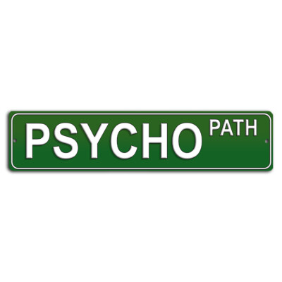 【確認用】【スチール看板】BOØWY⑩ PSYCHOPATH Amazon.com: Psycho Path Street Sign - Vintage Metal Tin Sign for