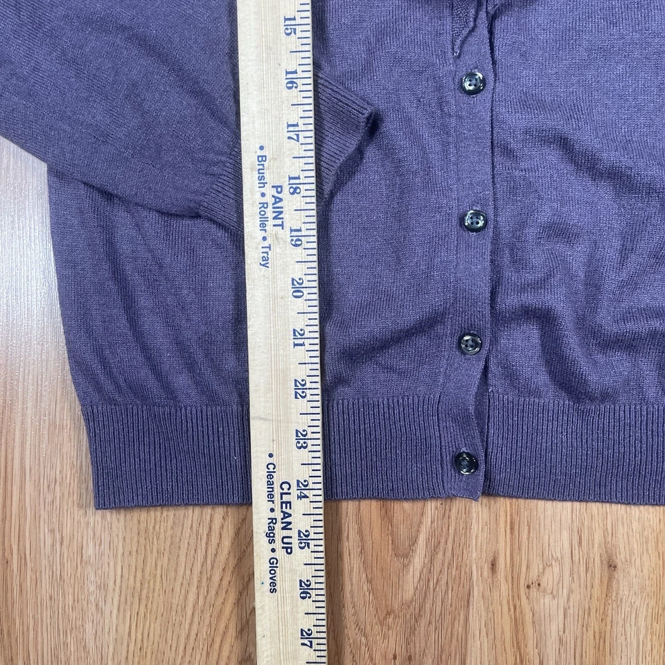 Suéter George Me Mujer XL X-Large Gris Manga Larga Cárdigan Tejido Mezcla Seda Foto 4 de 4