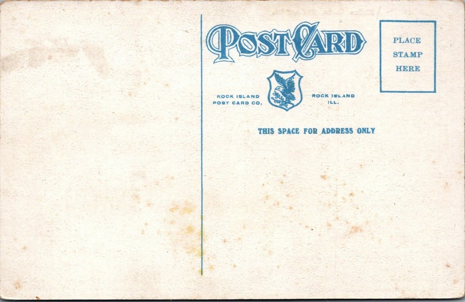 Moline Locks Moline Illinois Dam Lake White Border Vintage Post Card eBay