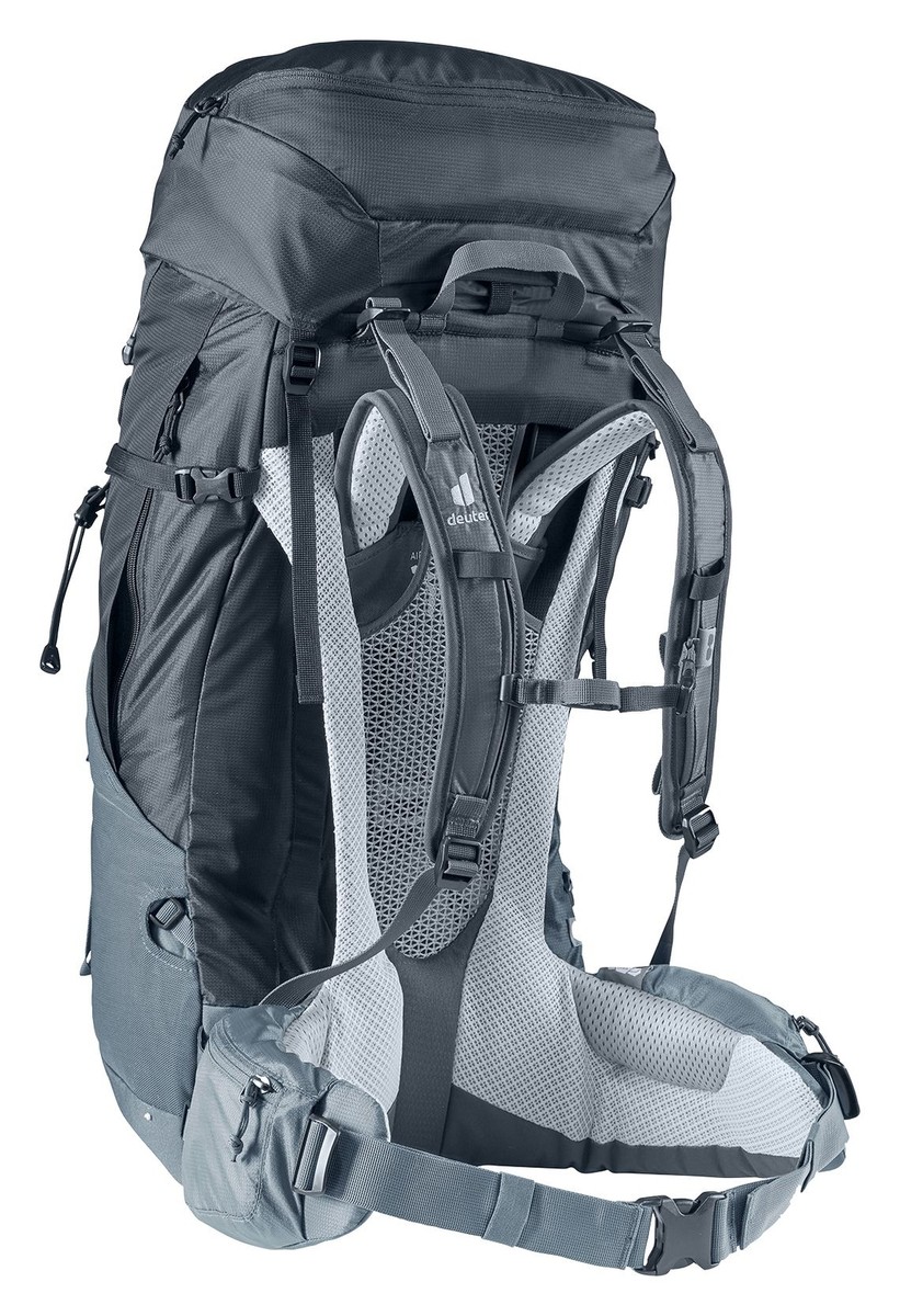 Deuter Futura Air Trek 45 + 10 SL Trekking Backpack, Black