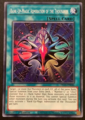 Rank-Up-Magic Admiration of the Thousands | DLCS-EN046 | Common | 1st |  YuGiOh | eBay